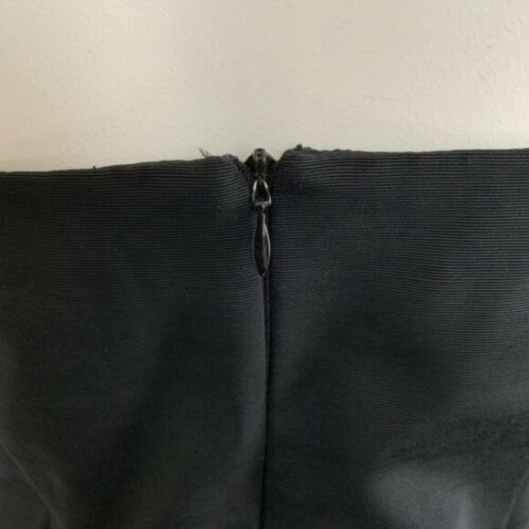 A.B.S Collection by Allen Schwartz Size10 Strapless Black Cocktail - Picture 6 of 9